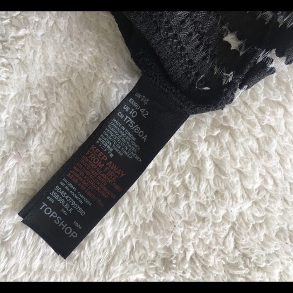 Topshop Mesh Bodycon Dress - Picture 6 of 6